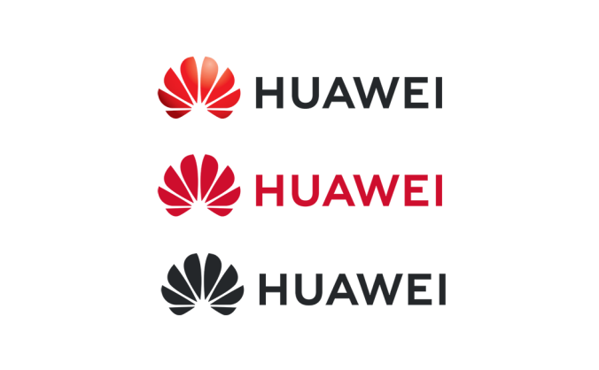 華為logo標志矢量圖