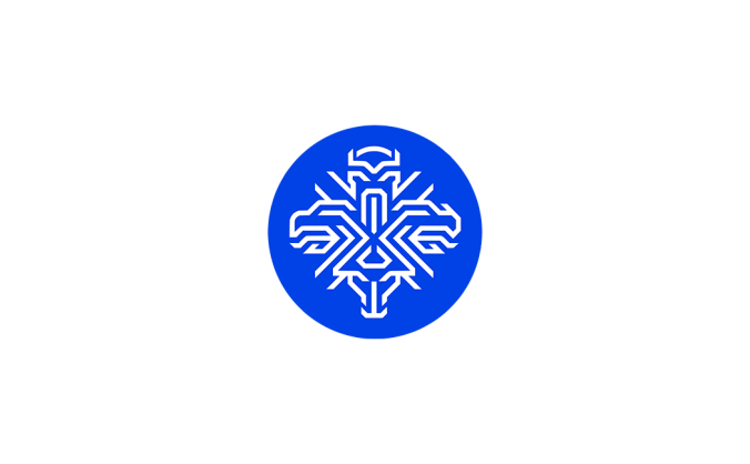冰島國家足球隊隊徽標志矢量圖