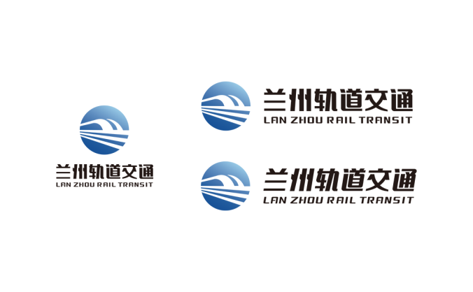 蘭州地鐵logo矢量圖
