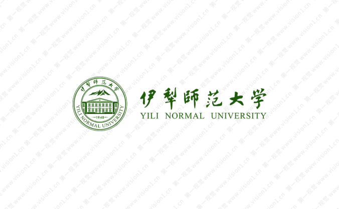 伊犁師范大學logo標志矢量圖