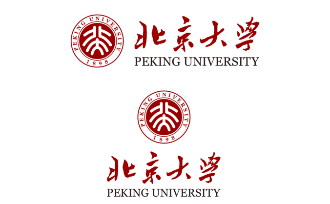 大學校徽系列:北京大學標志矢量圖