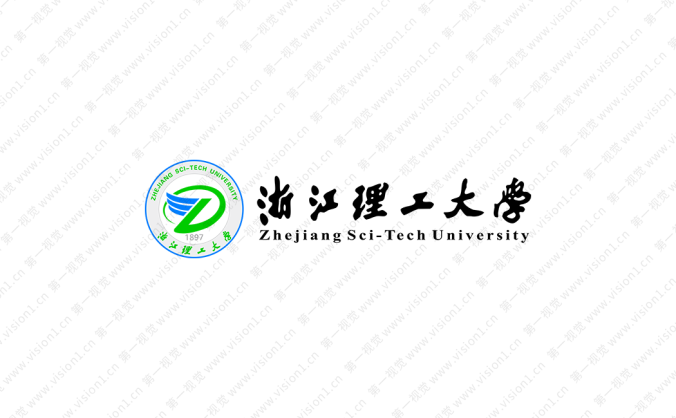 浙江理工大學校徽標志矢量圖