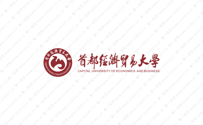 大學校徽系列:首都經濟貿易大學標志矢量圖
