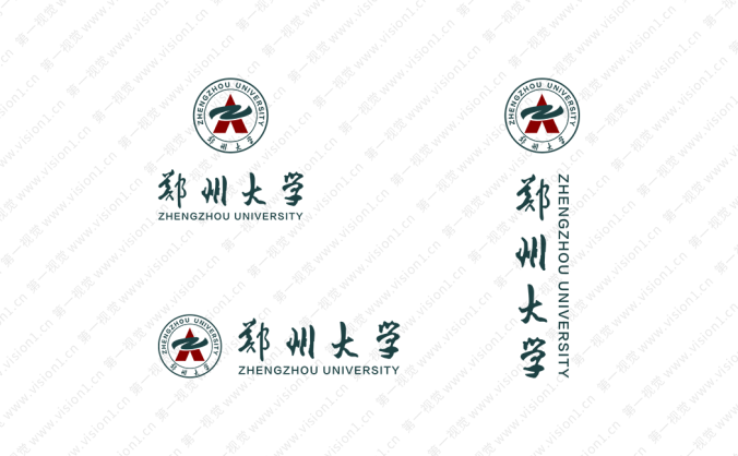 大學(xué)?；障盗?鄭州大學(xué)標(biāo)志矢量圖