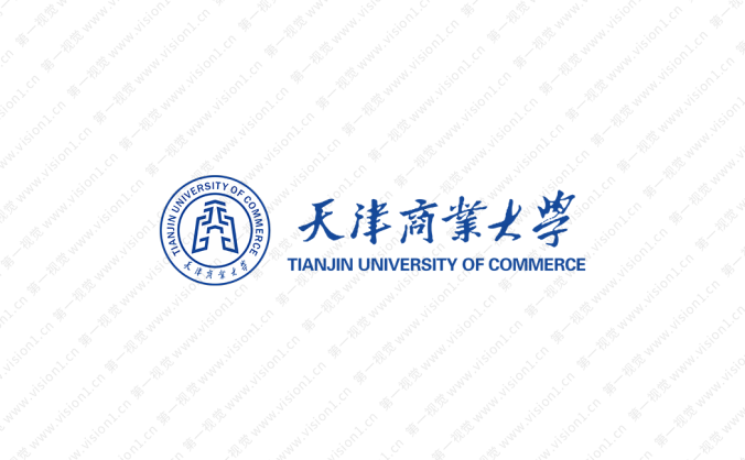 大學(xué)?；障盗?天津商業(yè)大學(xué)標(biāo)志矢量圖
