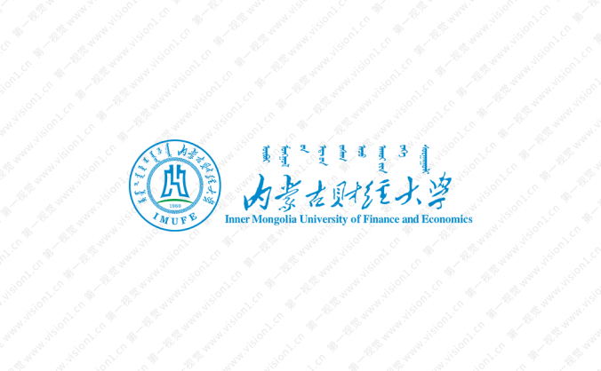 內蒙古財經大學校徽標志矢量圖