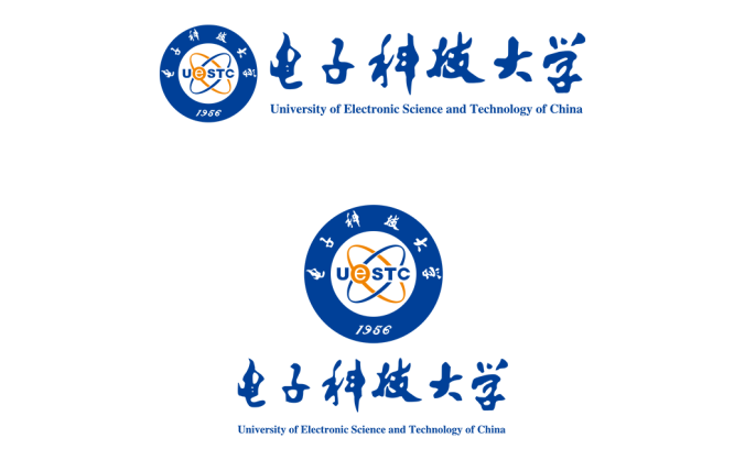 大學校徽系列:電子科技大學標志矢量圖
