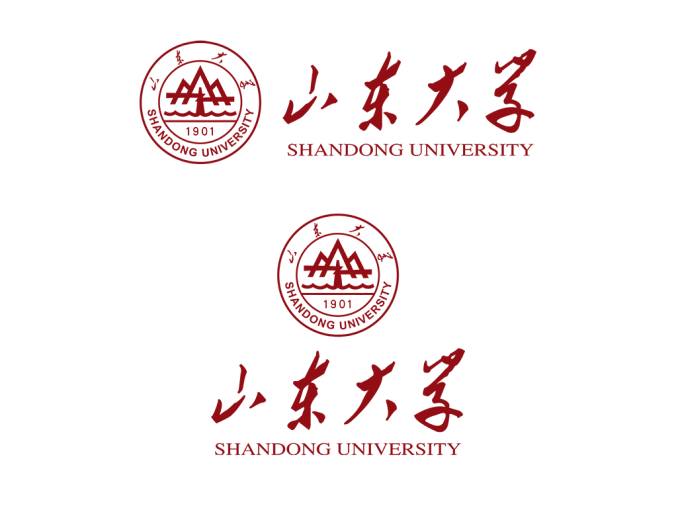 大學校徽系列:山東大學標志矢量圖