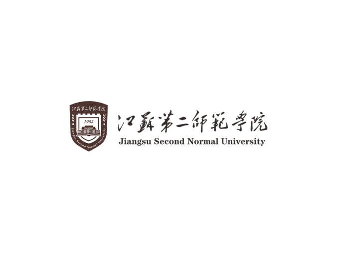 江蘇第二師范學(xué)院校徽標(biāo)志矢量圖