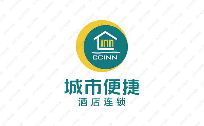城市便捷酒店logo標(biāo)志矢量圖