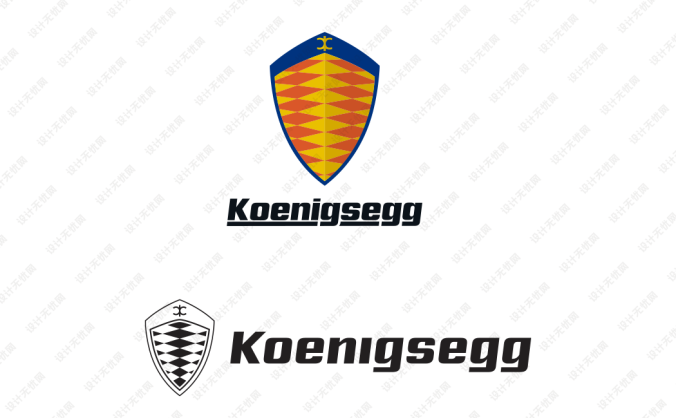 柯尼塞格Koenigsegg汽車標志矢量圖