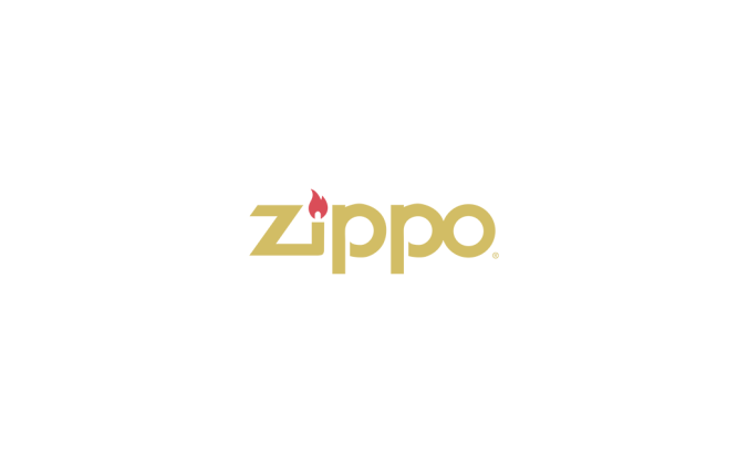 Zippo打火機標志矢量圖