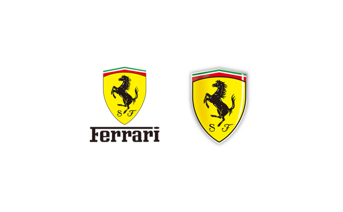 Ferrari法拉利汽車標志矢量圖