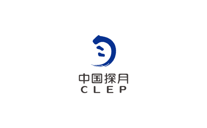 中國探月logo標志矢量圖
