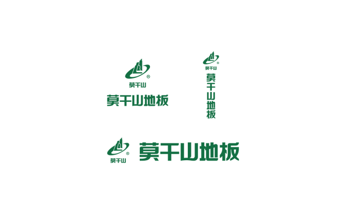 莫干山地板logo矢量圖