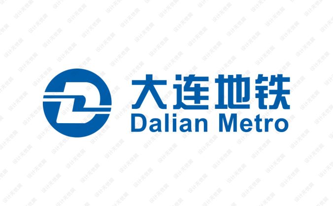 大連地鐵logo矢量圖