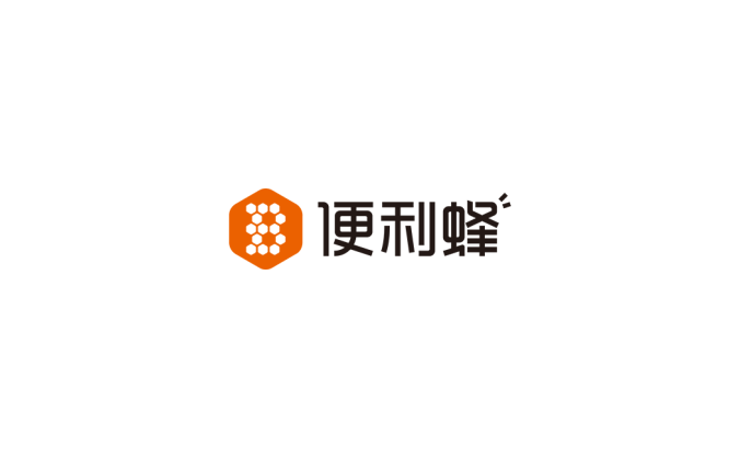 便利蜂便利店logo標志矢量圖