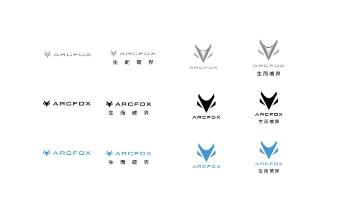 ARCFOX極狐汽車logo矢量圖