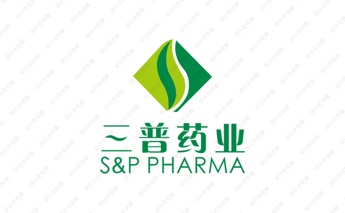 三普藥業logo標志矢量圖