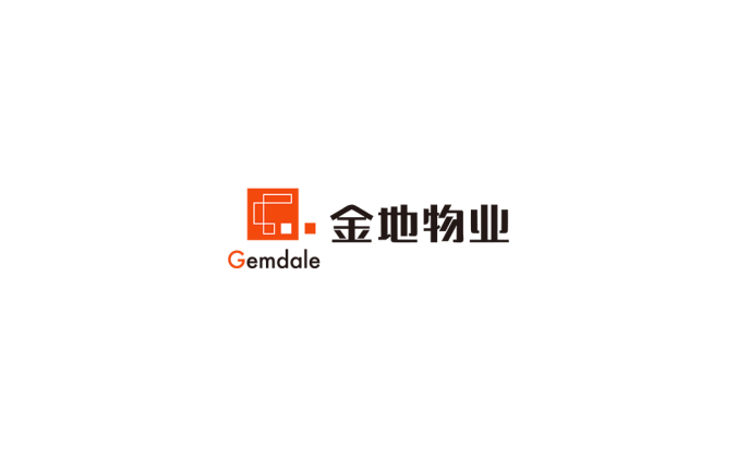 金地物業logo標志矢量圖
