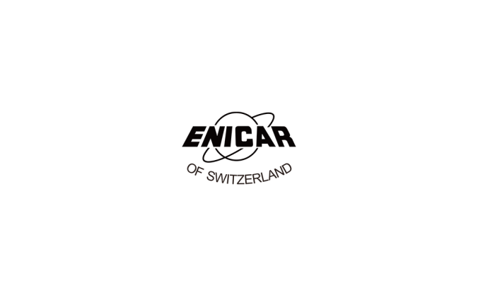 世界名表:ENICAR英納格表標(biāo)志矢量圖