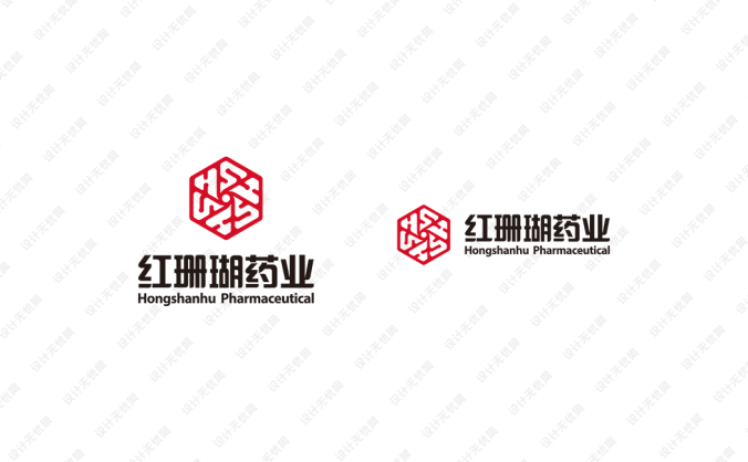 紅珊瑚藥業logo標志矢量圖