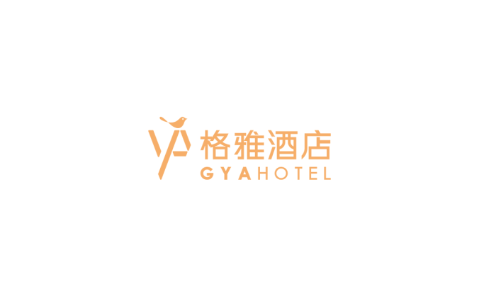 格雅酒店logo標志矢量圖