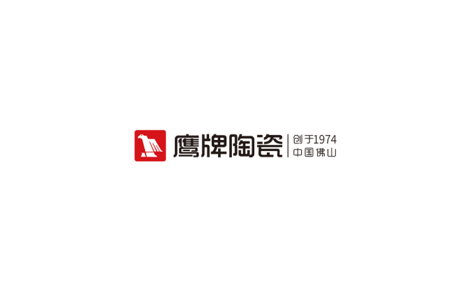 鷹牌陶瓷logo標志矢量圖