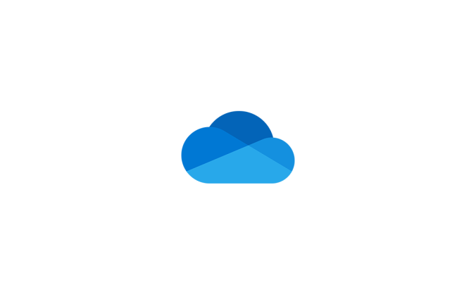 OneDrive標志矢量圖