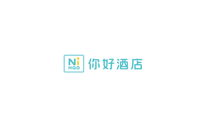 你好酒店logo矢量圖