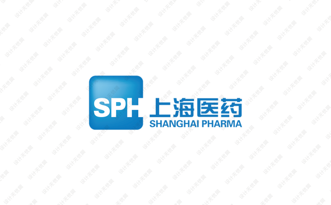 上海醫藥logo標志矢量圖