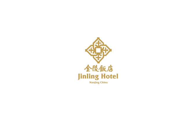 金陵飯店logo標志矢量圖