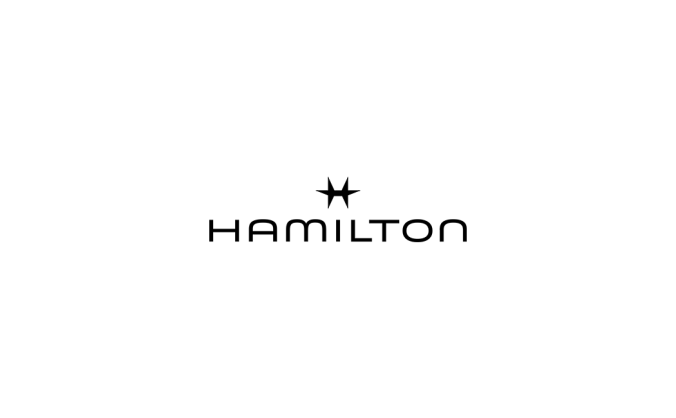 世界名表:hamilton漢米爾頓手表標志矢量圖