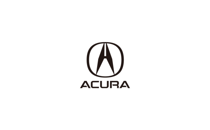 ACURA謳歌汽車標志矢量圖