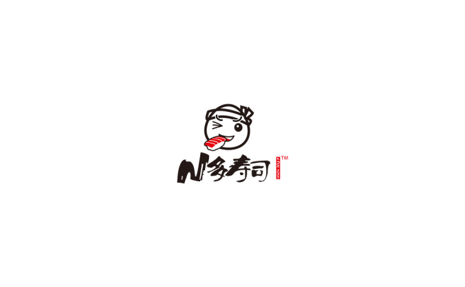 N多壽司logo標志矢量圖