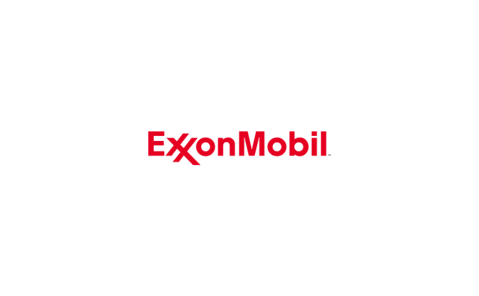 exxon埃克森美孚標志矢量圖