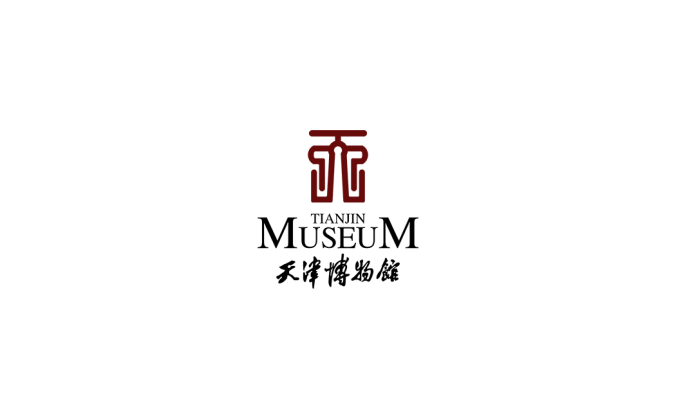 天津博物館logo標志矢量圖