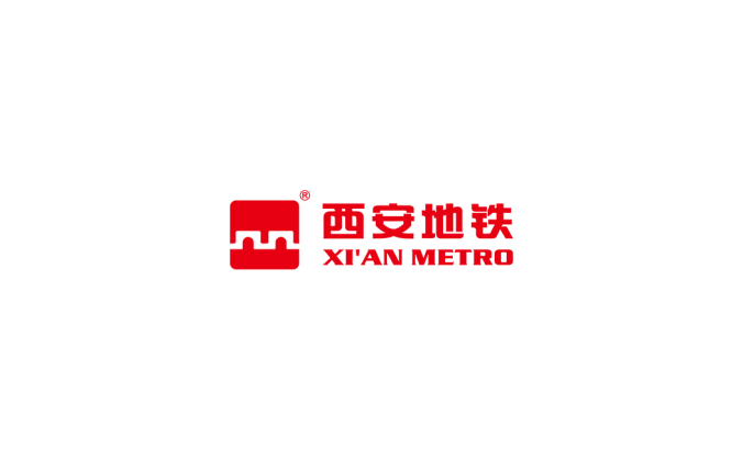 西安地鐵logo標(biāo)志矢量圖