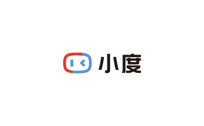 小度logo標志矢量圖