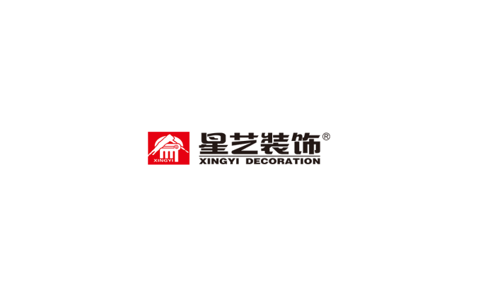 星藝裝飾logo標志矢量圖