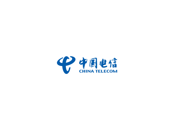 中國電信標志矢量圖